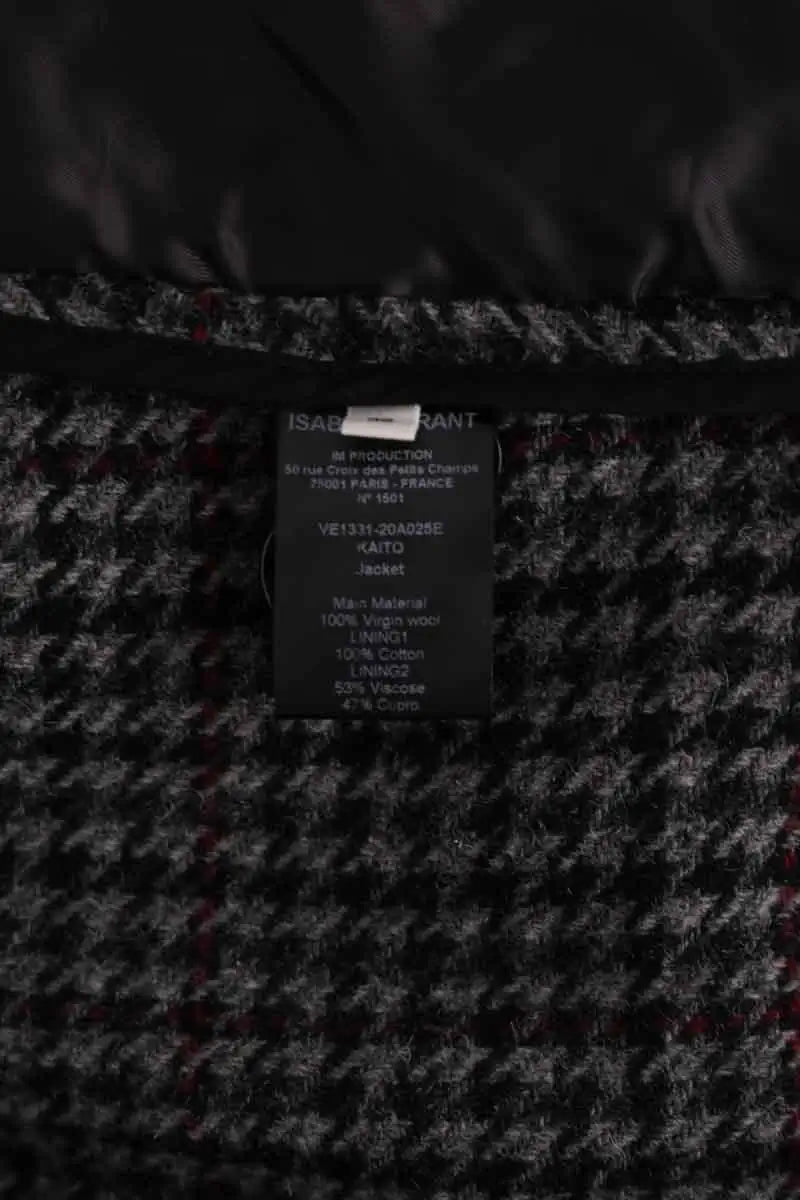 Manteau Isabel Marant Étoile Anthracite en Laine