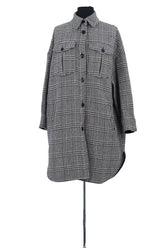 Manteau Isabel Marant Étoile Anthracite en Laine, taille XS - Seconde Main