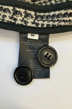 Manteau Isabel Marant Étoile Anthracite en Laine