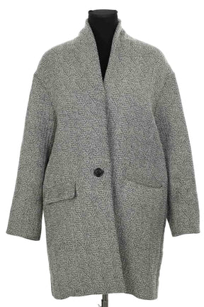 Manteau Isabel Marant Étoile Gris en Laine, taille L - Seconde Main