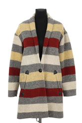 Manteau Isabel Marant Étoile Multicolore en Laine, taille S - Seconde Main
