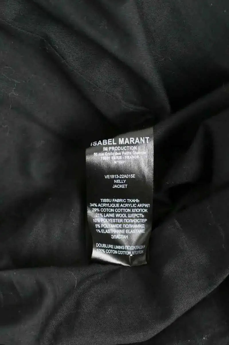 Manteau Isabel Marant Gris en Synthétique