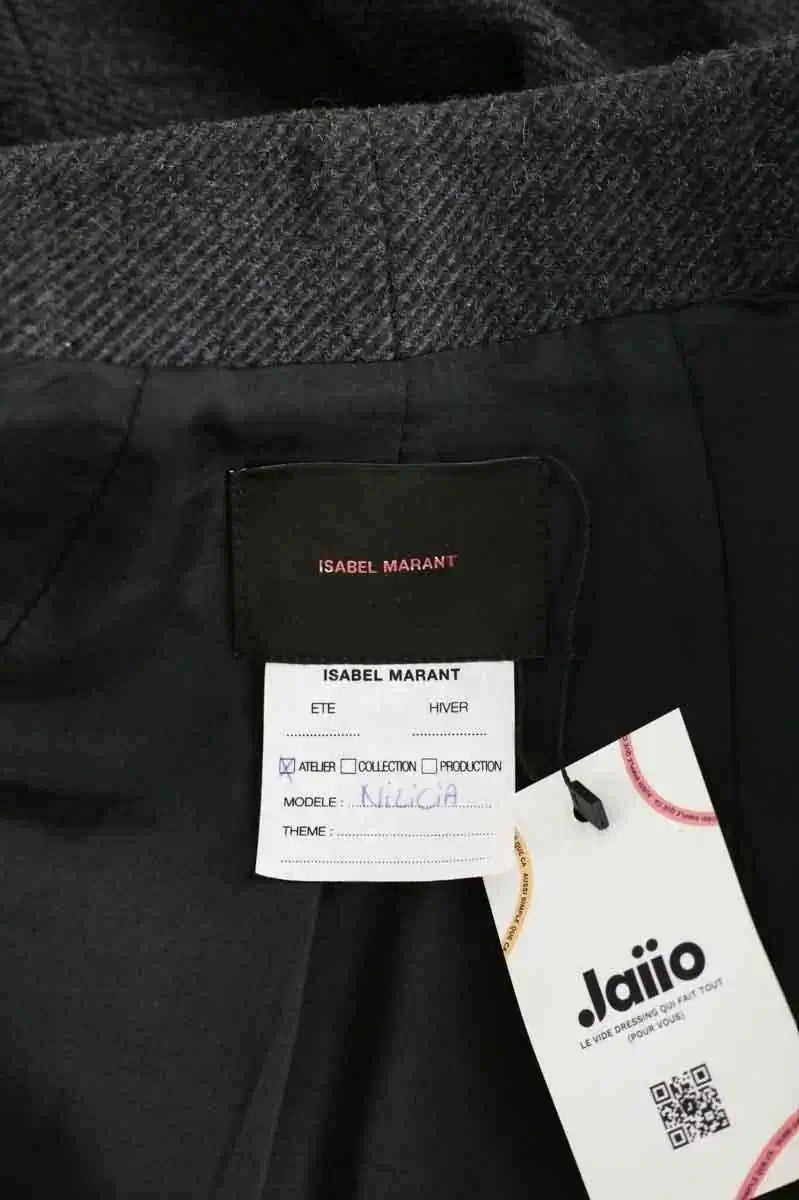 Manteau Isabel Marant Noir en Synthétique