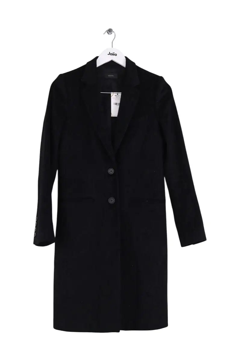 Manteau Joseph Noir en Laine, taille M - Seconde Main