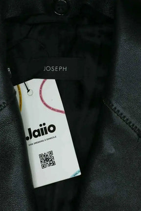 Manteau Joseph Noir en Laine