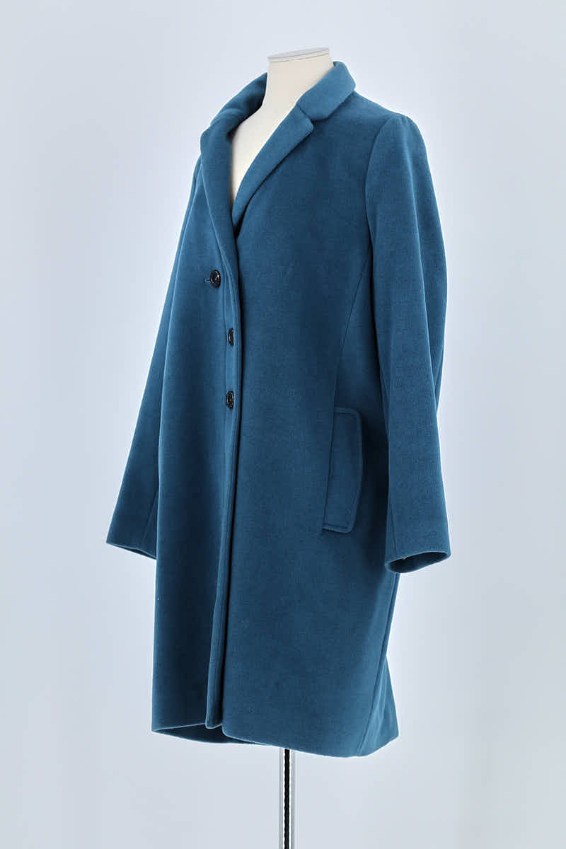 Manteau Kenzo Bleu en Laine