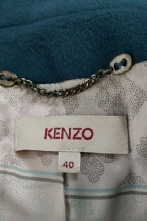 Manteau Kenzo Bleu en Laine
