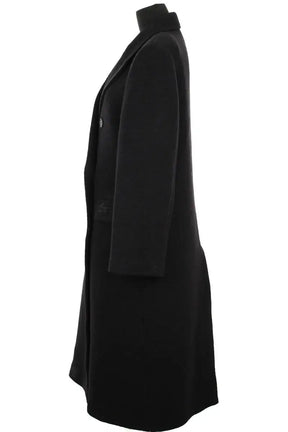 Manteau Lacoste Noir en Laine
