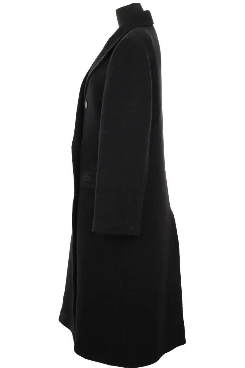 Manteau Lacoste Noir en Laine