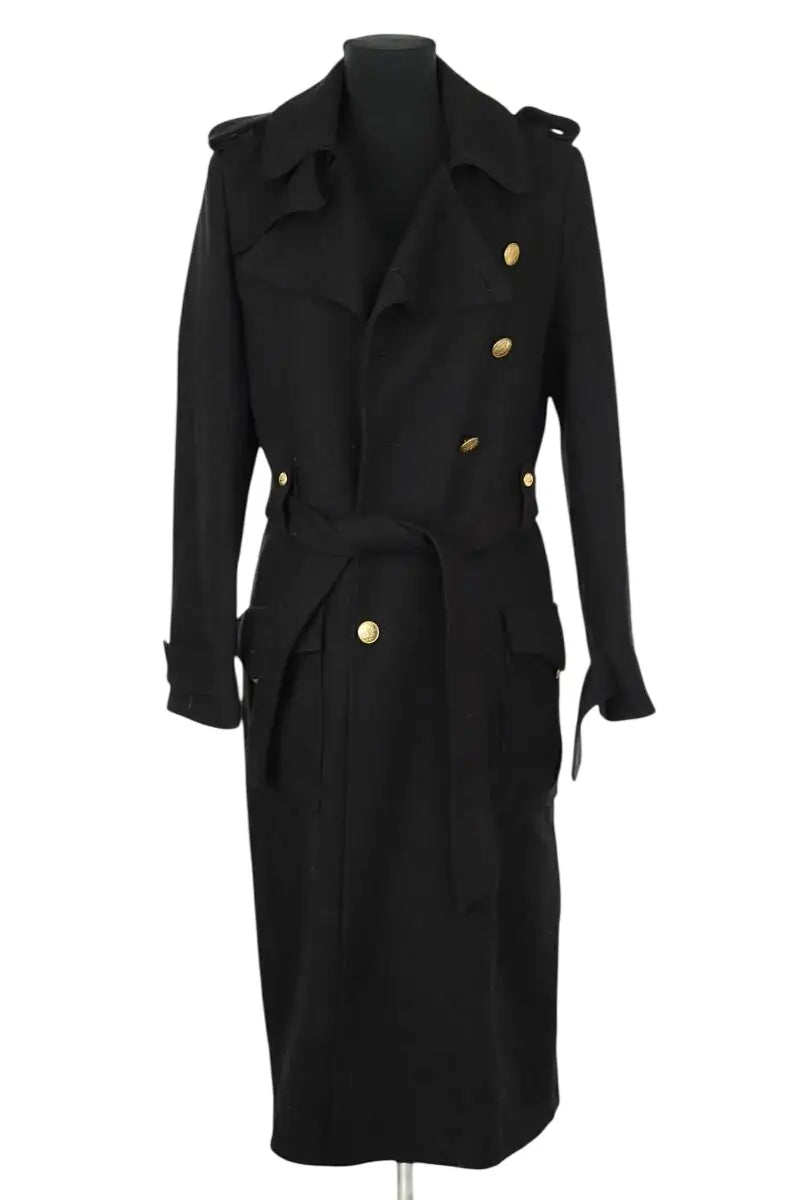 Manteau Laurence Bras Noir en Laine, taille S - Seconde Main