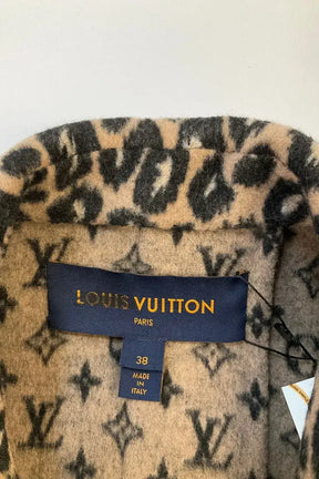 Manteau Louis Vuitton Beige en Laine