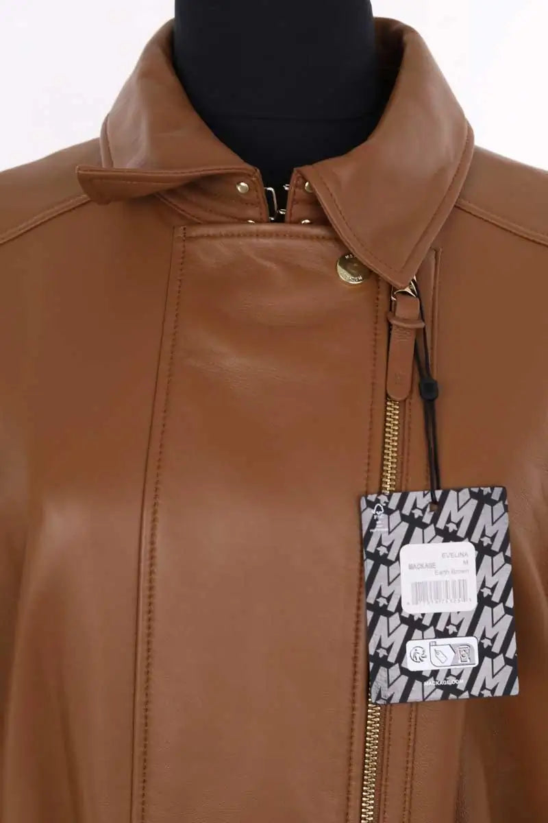 Manteau Mackage Camel en Cuir