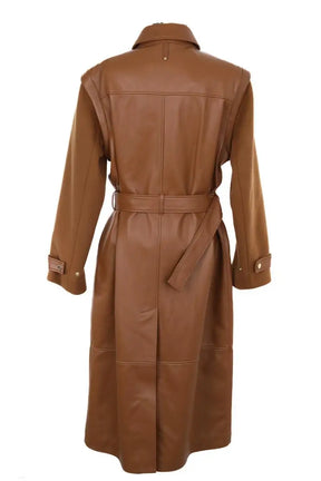 Manteau Mackage Camel en Cuir