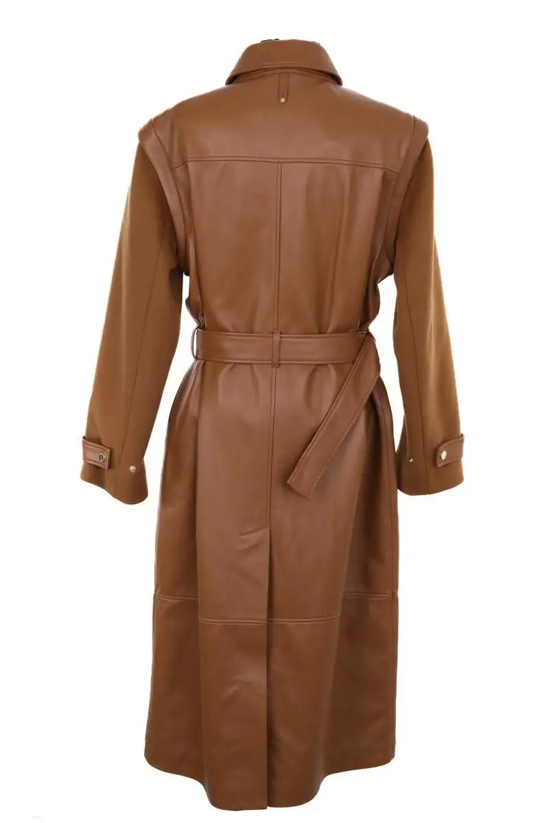 Manteau Mackage Camel en Cuir