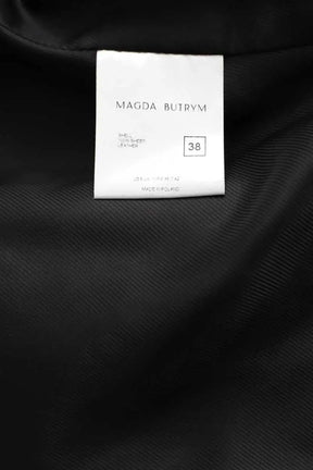 Manteau Magda Butrym Noir en Cuir