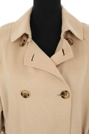 Manteau Maje Beige en Laine