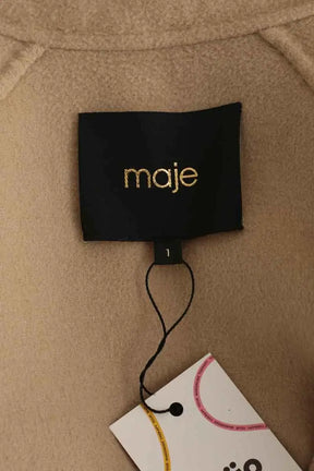 Manteau Maje Beige en Laine