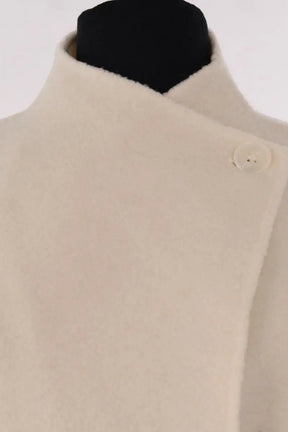 Manteau Maje Ecru en Laine