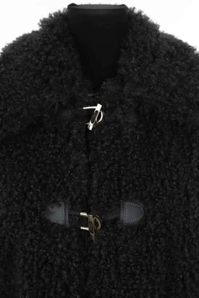 Manteau Maje Gris en Fausse fourrure