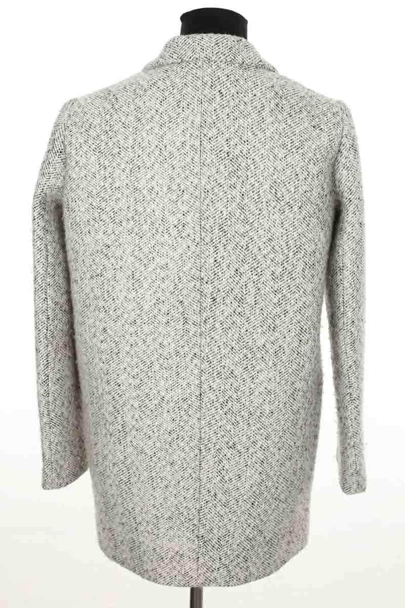 Manteau Maje Gris en Polyester