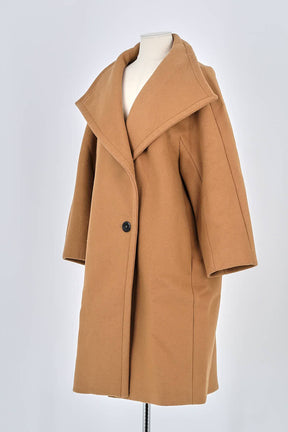 Manteau Maje Marron en Laine