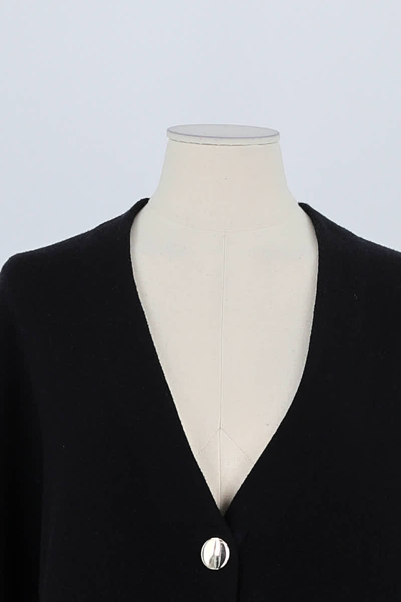 Manteau Maje Noir en Coton
