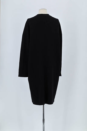 Manteau Maje Noir en Coton
