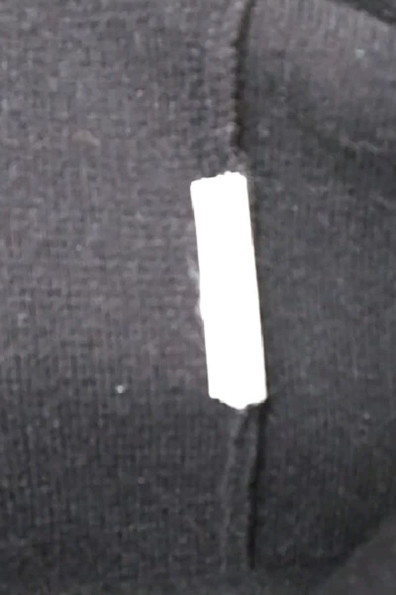 Manteau Maje Noir en Coton