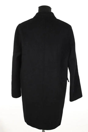 Manteau Maje Noir en Laine