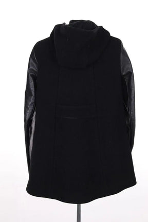 Manteau Maje Noir en Laine
