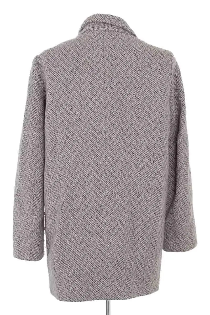 Manteau Maje Noir en Laine