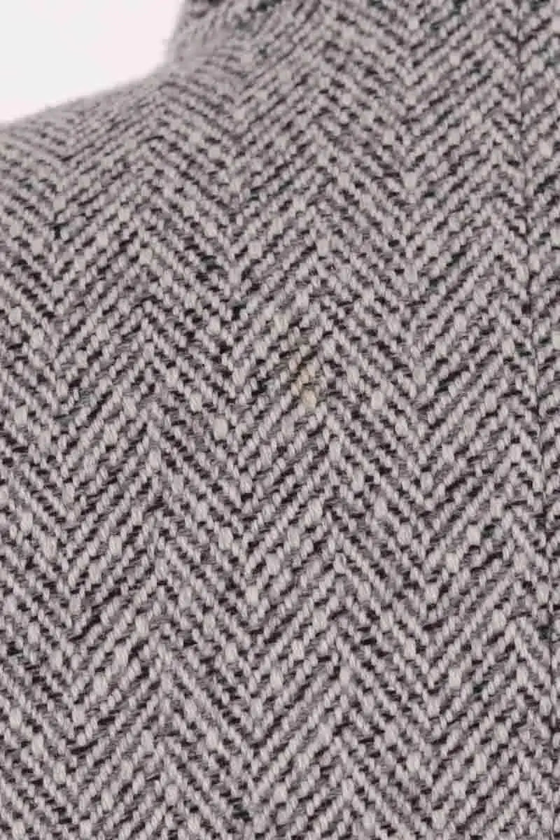Manteau Maje Noir en Laine