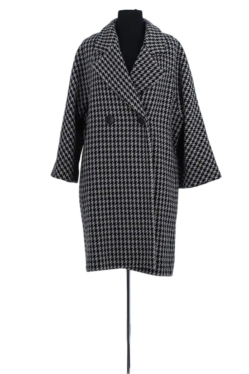 Manteau Maje Noir en Viscose, taille XS - Seconde Main