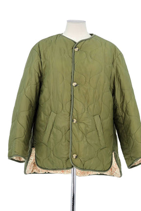 Manteau Maje Vert en Coton, taille XS - Seconde Main