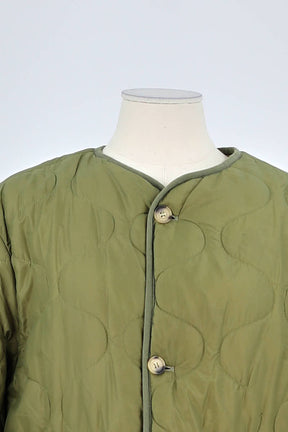 Manteau Maje Vert en Coton