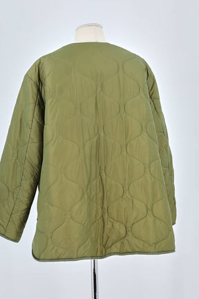 Manteau Maje Vert en Coton