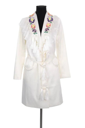 Manteau Manoush Blanc en Synthétique, taille S - Seconde Main