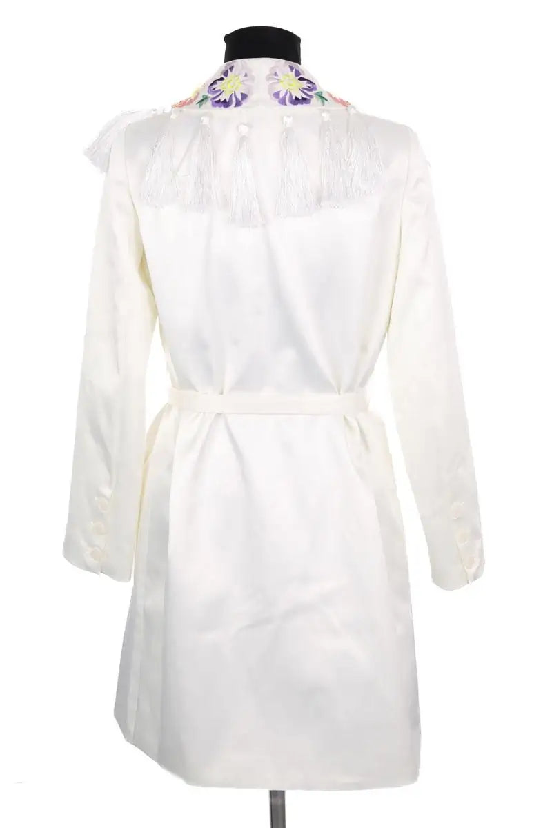 Manteau Manoush Blanc en Synthétique