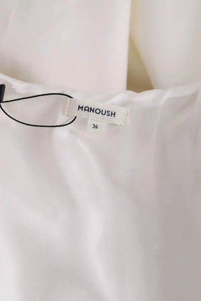 Manteau Manoush Blanc en Synthétique