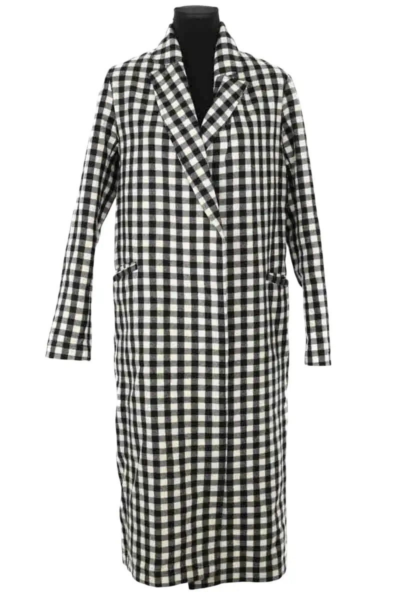Manteau Mardi Éditions Noir en Laine, taille M - Seconde Main
