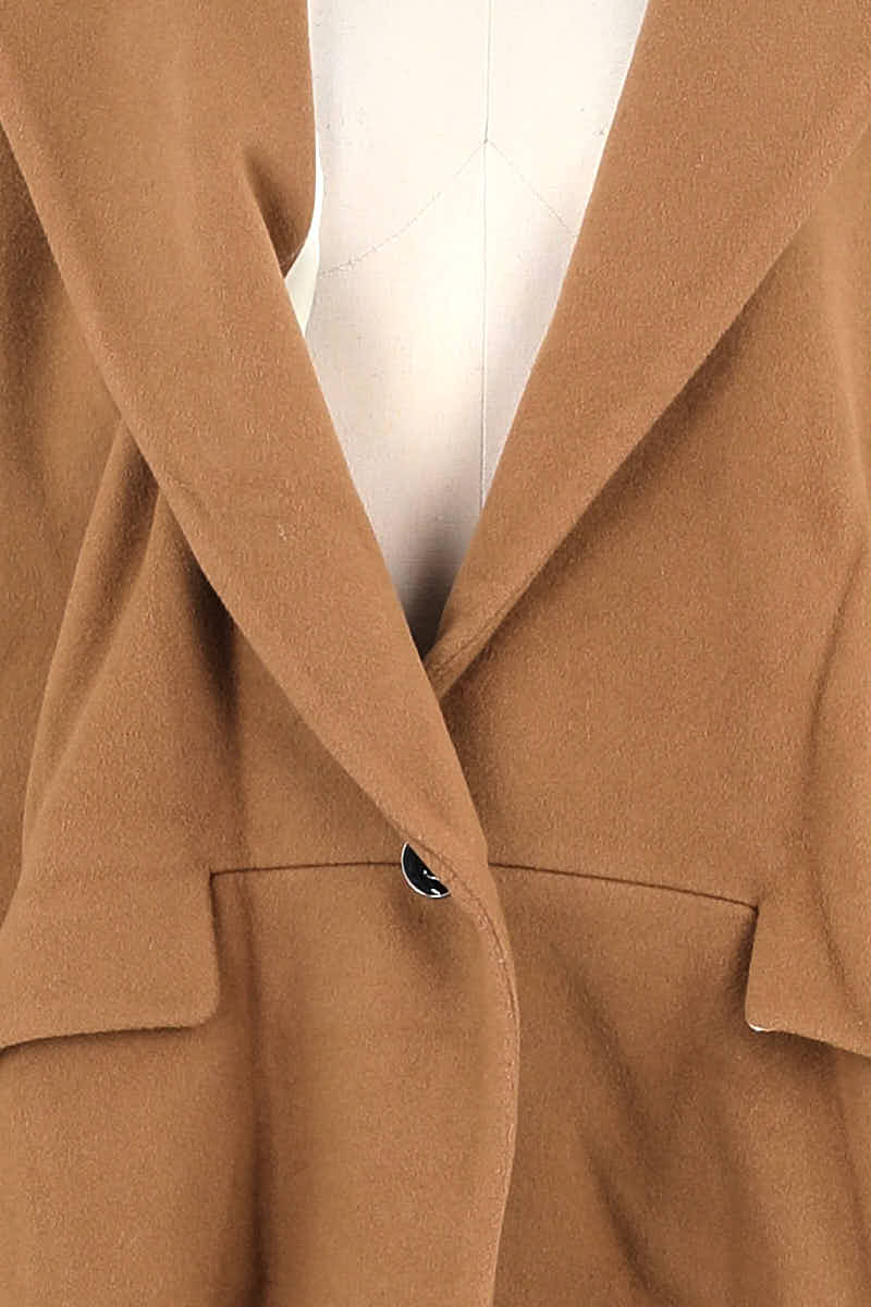 Manteau Margaux Lonnberg Marron en Laine