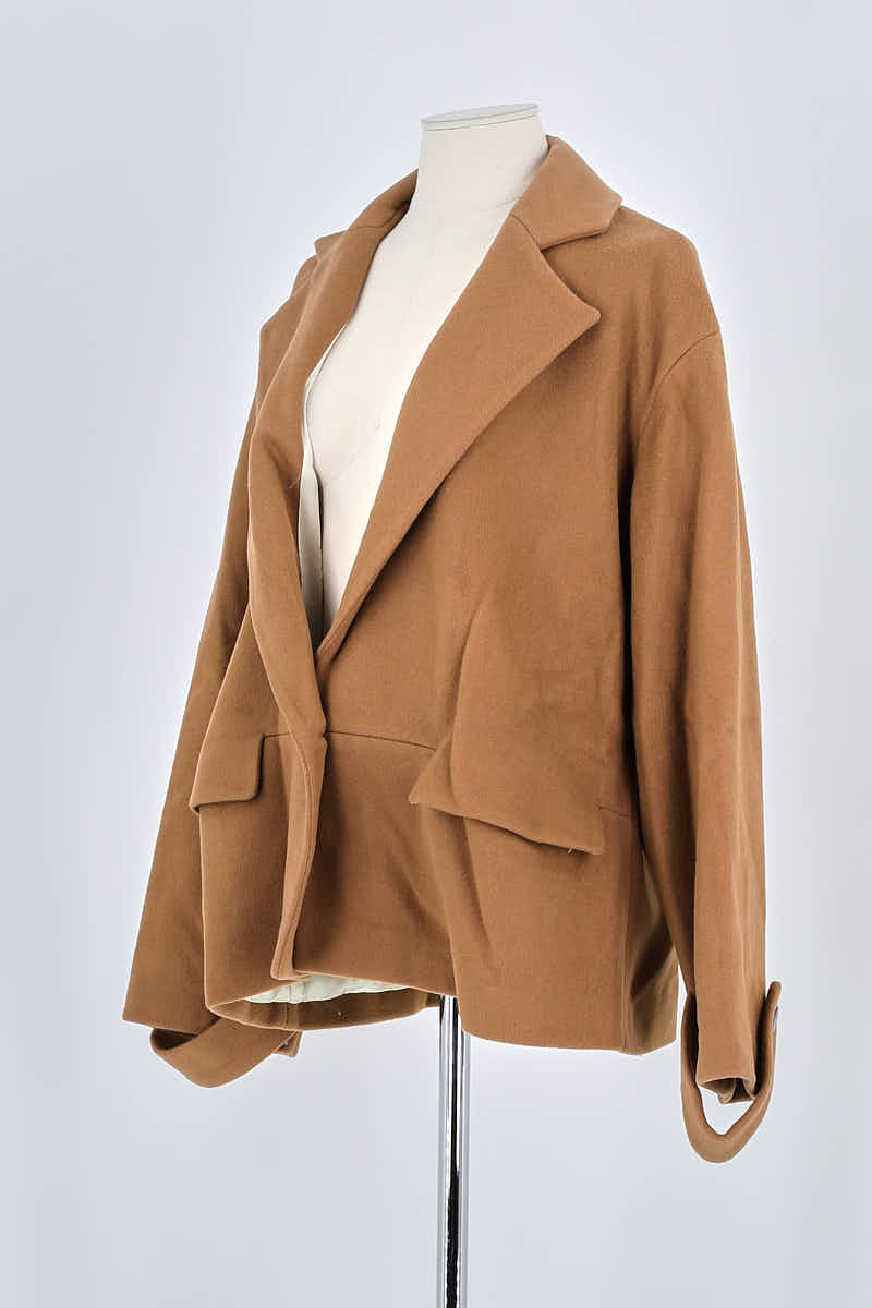 Manteau Margaux Lonnberg Marron en Laine