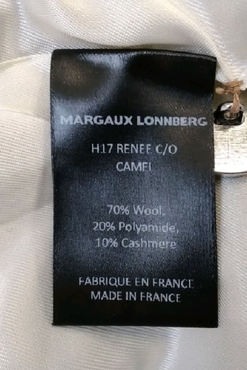 Manteau Margaux Lonnberg Marron en Laine
