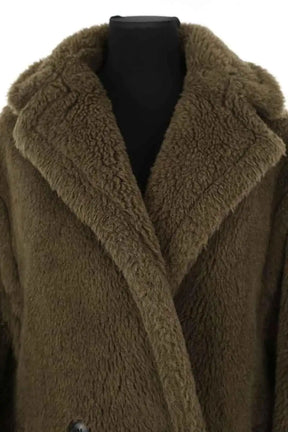 Manteau Max Mara Kaki en Laine