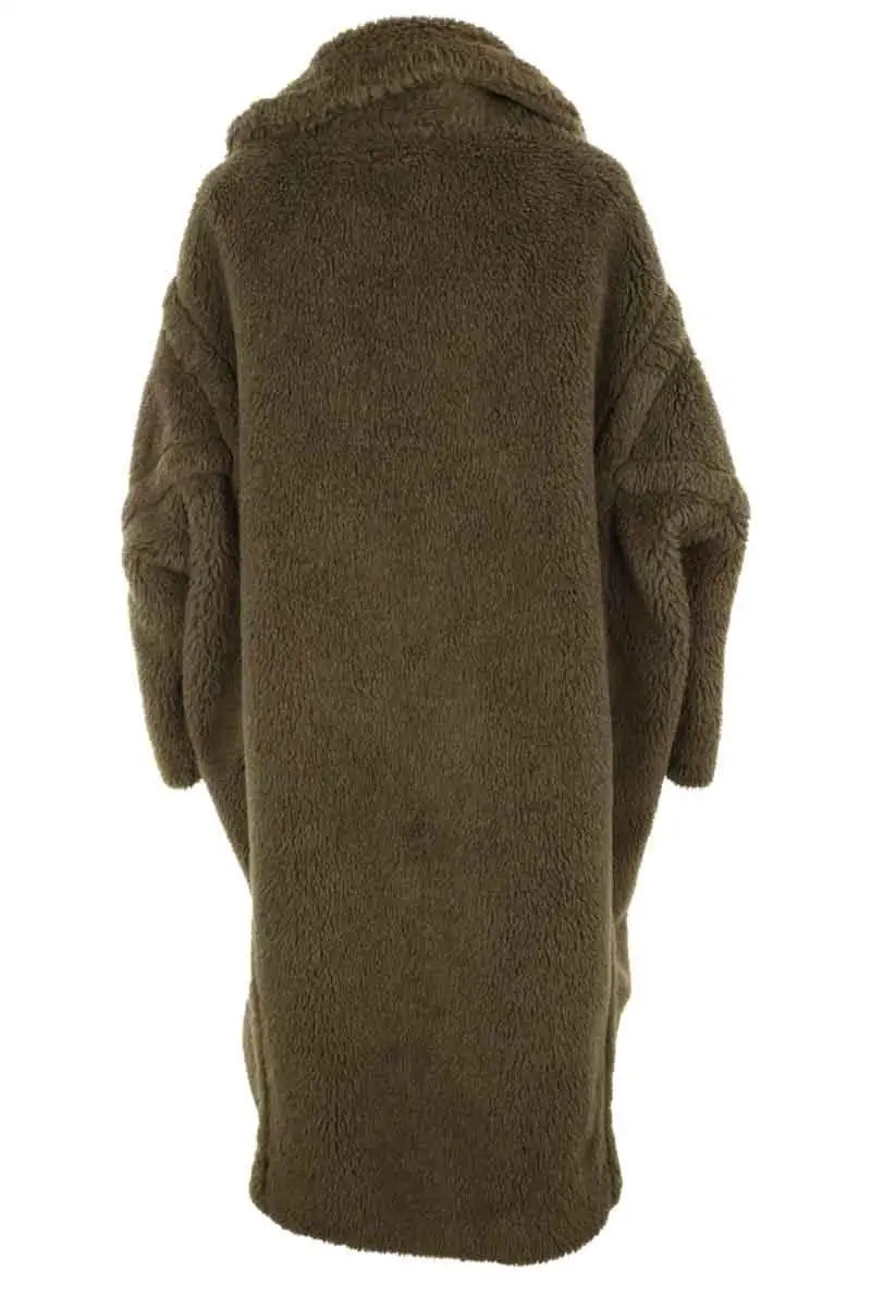 Manteau Max Mara Kaki en Laine
