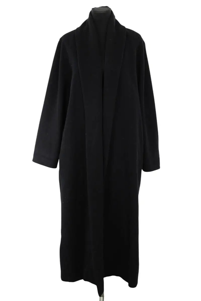 Manteau Max Mara Noir en Laine, taille L - Seconde Main