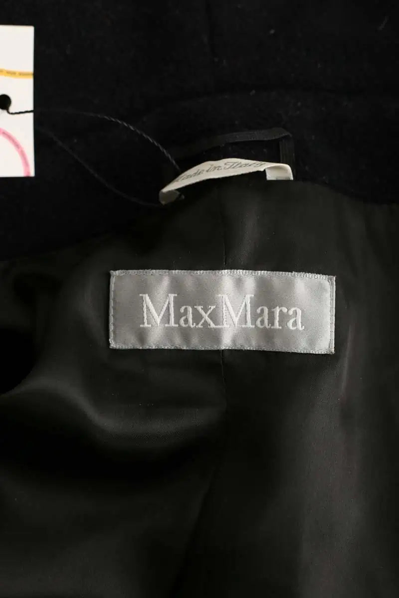 Manteau Max Mara Noir en Laine