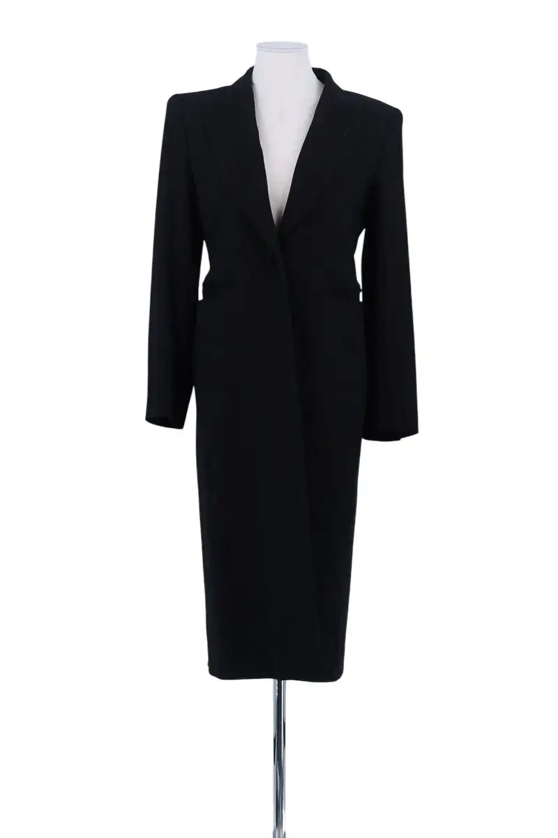 Manteau Max Mara Noir en Laine, taille S - Seconde Main