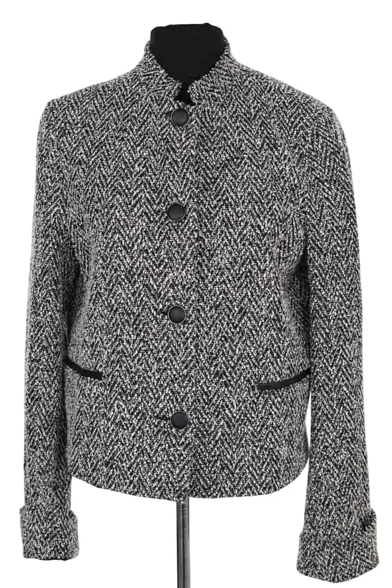 Manteau Max Mara Noir en Synthétique, taille L - Seconde Main