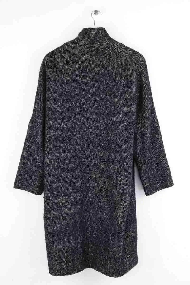 Manteau Mes Demoiselles Noir en Laine